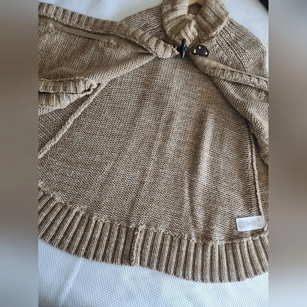 Michael Kors sweater cape poncho cotton blend no size tag small/medium